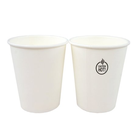 ABENA Hot Cup, Abena, 9 cm, white, PE/paperboard, 8 oz (Lid is Item # 5197) 1999910089